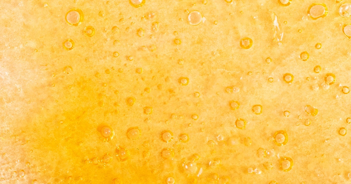Marijuana wax closeup